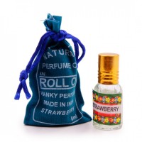 STRAWBERRY Natural perfume oil (Натуральное парфюмерное масло КЛУБНИКА, ролик), 5 мл.