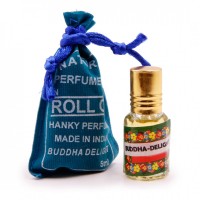 BUDDHA DELIGHT Natural perfume oil (Натуральное парфюмерное масло БУДДА ДЕЛАЙТ (Восторг Будды), ролик), 5 мл.