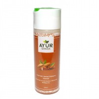 Ayurvedic Herbal Shampoo ALMOND, Ayur Ganga (Аюрведический хербал шампунь МИНДАЛЬ), 200 мл.: У нас Вы можете купить Ayurvedic Herbal Shampoo ALMOND, Ayur Ganga (Аюрведический хербал шампунь МИНДАЛЬ), 200 мл. по низкой цене, с доставкой по всей России. Артикул: id: 10564 Наличие: есть в наличии Производитель: AyurGanga

ОПИСАНИЕ ТОВАРА Шампунь с миндалем помогает бережно ухаживать за волосами и кожей головы, не утяжеляя пряди и придавая им силу, мягкость и сияние. Шампунь подходит для нормальных волос и способствует бережному увлажнению. Мягкий и кремообразный по консистенции, он легко распределяется по прядям и хорошо пенится. Действие: • стимулирует рост волос, • предотвращает появление секущихся кончиков, • придает волосам шелковистый блеск.   Способ применения: массажными движениями пальцев нанесите шампунь на мокрые волосы, затем хорошо смойте водой. Key Ingredients: Prunus amygdalus dulcis (Sweet Almond) Oil, Eclipta Alba (Bhringraj) Extract, Aloe barbadensis (Aloevera) Leaf Extract, Withania somnifera (Ashwagantha) Leaf Extract, Calendula officinalis Flower Extract, Shampoo Base. * мы стараемся предоставлять только актуальную информацию о продукции. Но иногда обновления могут появляться с задержкой. Дизайн упаковки может отличаться от представленного на сайте. ** не является лекарственным средством