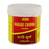 HARADE (Haritaki) CHURNA, Vyas (ХАРАД (Харитаки) ЧУРНА, Вьяс), 100 г.: У нас Вы можете купить HARADE (Haritaki) CHURNA, Vyas (ХАРАД (Харитаки) ЧУРНА, Вьяс), 100 г. по низкой цене, с доставкой по всей России. Артикул: id6118 Наличие: Есть в наличии Производитель: Vyas

ОПИСАНИЕ ТОВАРА Harde Haritaki churna. Харде (Харитаки в порошке). Омоложение и вывод токсинов из организма естественным образом. В аюрведических трактатах описано, что растение одновременно обладает пятью вкусами из имеющихся шести – сладким, кислым, острым, горьким и вяжущим. При употреблении внутрь нужно иметь ввиду, что Харитаки чурна Haritaki churna обладает очень специфическим вкусом. Харитаки Чурна – это монокомпонентное аюрведическое средство, которое оказывает на организм омолаживающее, вяжущее, тонизирующее, слабительное, укрепляющее нервную систему, бронхолитическое, противопаразитарное воздействие. Льва называют царем животных, а Харитаки в Аюрведической медицине называют царём трав. Конечно, в практике Аюрведы используется много мощных по своему воздействию на человеческий организм целебных средств, однако даже среди них Харитаки выделяется. По мнению врачей, при соблюдении правильной диеты это растение способно излечить от большинства известных науке заболеваний. Для современных людей среди наиболее ценных свойств препарата, пожалуй, окажется наиболее актуальным способность выводить токсины из организма. Ведь пониженный жизненный тонус, частые болезни, плохое состояние кожи, головная боль и многие другие симптомы сигнализирует об одном – в организме накопилось слишком много «мусора». И, стоит только избавить его от этого вредного для него мусора, как многие недомогания чудесным образом уйдут. Препарат не только прекрасно очищает тело от шлаков и токсинов, но и запускает механизм омоложения и естественного оздоровления организма. Он питает клетки мозга и нервные ткани, укрепляет память и повышает концентрацию внимания. Это один из лучших аюрведических тоников для центральной нервной системы. Кроме того, Харитаки Чурна назначается при диабете, так как регулирует уровень глюкозы в крови. Она укрепляет сердечно-сосудистую систему, регулирует уровень холестерина, препятствует образованию атеросклеротических бляшек. Укрепляет толстый кишечник, действует как мягкое слабительное, а также служит средством профилактики и лечения геморроя. Чурна способствует улучшению пищеварения и помогает лучшему всасыванию полезных микроэлементов из пищи, даёт облегчение при метеоризма и вздутии живота. Харитаки Чурна настолько чудесный порошок, что лечит болезни всех трех дош. Интересно, что для каждой доши есть свой ингредиент, усиливающий действие порошка. Для ватты это гхи, для питты сахар, а для капхи – каменная соль. Также Харитаки Чурну можно использовать для быстрого улучшения состояния при жаре, лихорадке, воспалительных процессах в организме, гельминтозе, кишечной инфекции, отравлении, головной боли, аллергии и многом другом. При регулярном применении она улучшает зрение. Применяется как средство по восстановлению крови и при маточных кровотечениях. Повышает восприятие органов чувств. Очищает грудное молоко от токсинов. Улучшает аппетит. НАЗНАЧЕНИЕ Болезни мышц, костей и суставов; кожные заболевания, расстройства сердечно-сосудистой системы, эндокринные нарушения, воспалительные процессы во внутренних органах, зашлакованность организма, ослабление памяти, снижение концентрации внимания, быстрая утомляемость, застой желчи, маточные кровотечения, гормональные нарушения. Профилактическое средство от рака, атеросклероза, диабета. Повышает иммунитет, стимулирует обмен веществ, нормализует работу пищеварительной системы. АКТИВНЫЕ ИНГРЕДИЕНТЫ Харитаки (Terminalia chebula). Известное омолаживающее растение. Замедляет поседение волос и ускоряет их рост, позитивно влияет на память и зрение, лечит болезни легких и пищеварительной системы, действует как мягкое слабительное средство, улучшает иммунитет и нормализует пищеварение. Помогает избавиться от паразитов, восстановить нормальную микрофлору кишечника. ИНСТРУКЦИЯ ПО ПРИМЕНЕНИЮ 1-2 чайных ложки два раза в день после еды. Применяют с теплой водой, молоком, медом или топленым маслом. Для наружного применения смешать до консистенции йогурта и нанести на 15 минут. Препарат рекомендуется принимать по назначению и под контролем специалиста. ПРОТИВОПОКАЗАНИЯ Беременность, обезвоживание организма, сильное истощение или изнеможение, очень высокая питта. СОСТАВ Харитаки (Terminalia chebula) - 100%.  * мы стараемся предоставлять только актуальную информацию о продукции. Но иногда обновления могут появляться с задержкой. Дизайн упаковки может отличаться от представленного на сайте. ** не является лекарственным средством