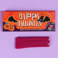 Кислая жевательная конфета «Happy Halloween» красящая язык, 10 г.: Цвет: Минимальная партия
1