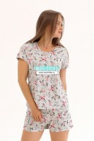 Пижама женская "Весна" (серый) №ФТ-К2177С