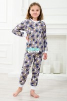 Пижама детская из джемпера и брюк из кулирки Мишки №А-06621