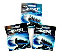 Сменные кассеты для бритья GILLETTE MACH TURBO 3 2 шт. 1 упаковка: Цвет: http://www.cena-optom.ru/product/17647/