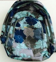 Рюкзак бирюзовый с цветами: 