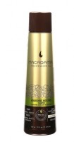 Macadamia nourishing repair шампунь восстанавливающий для всех типов волос 300 мл: Питательный восстанавливающий шампунь Macadamia Professional мягко очищает кожу головы и волосы от загрязнений, сохраняя цвет окрашенных волос, поддерживает гидролипидный баланс кожи головы.
Эксклюзивный PRO OIL COMPLEX с маслами макадамии и арганы обеспечивает увлажнение и восстановление волос.
Масла авокадо, лесного ореха и витамины А, С, Е обеспечивают anti-age эффект. Защищает волосы от неблагоприятных факторов окружающей среды.
Активные компоненты
*	Запатентованный PRO OIL СOMPLEX — смесь ценных масел макадамии и арганы
*	Масло авокадо
*	Гель алоэ вера
*	Коллаген
Купить средства MACADAMIA PROFESSIONAL Вы можете в нашем интернет-магазине https://profmagazin.ru/
Способ применения
Нанесите небольшое количество шампуня на влажные волосы, вспеньте, распределите массажными движениями. Смойте. При необходимости повторите. Затем используйте Кондиционер Питательный или Маску Питательную Увлажняющую.