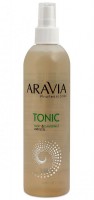 Aravia тоник для очищения и увлажнения кожи с мятой и ромашкой 300мл (р): Aravia тоник для очищения и увлажнения кожи с мятой и ромашкой 300 мл (а)
Тоник ARAVIA для очищения и увлажнения кожи содержит эфирное масло мяты и экстракт ромашки.Тоник бережно очищает, увлажняет и тонизирует кожу, способствует усилению защитных функций кожи и регенерации новых клеток. Обладает охлаждающим действием, дарит ощущение свежести. Придает коже тонкий, приятный аромат, эффективно подготавливая ее к процедуре.