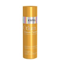 Estel otium wave twist бальзам кондиционер для вьющихся волос 200 мл: Средство для вьющихся волос.
Облегчает расчесывание, дарит блеск и обеспечивает увлажнение как натурально вьющихся, так и химически завитых волос.
Антистатический эффект, мягкость волос и их послушность.
В составе: масло персика, пантолактон, витамин Е, аминофункциональный силоксан.
Способ применения: согласно инструкции на упаковке