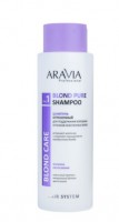 Aravia шампунь оттеночный для поддержания холодных оттенков осветленных волос 400мл (р): Шампунь для мягкого бережного очищения осветленных, обесцвеченных волос, препятствующий пересушиванию, пожелтению и выцветанию холодного блонда.
Благодаря интенсивному фиолетовому пигменту шампунь нейтрализует нежелательную желтизну и придает цвету благородный серебристый тон.
Пшеничный протеин глубоко проникает в кортекс волоса, укрепляет и восстанавливает его природную структуру, формирует «защитный экран» от ежедневных стрессов во время расчесывания и укладки.
Цветы виола препятствуют вымыванию цвета, сохраняя насыщенность светлых оттенков.
Натуральный бетаин повышает влагоудерживающую способность волоса, повышая эластичность и гибкость поврежденных волос, тем самым предотвращая ломкость и сечение.
Шампунь наиболее эффективен в сочетании с оттеночной маской-кондиционером Blond Revive для холодных оттенков блонд.
Результат – блестящий холодный оттенок блонд и здоровые сияющие волосы.
Назначение: шампунь для мягкого очищения волос и кожи головы, нейтрализации желтизны и придания холодного оттенка светлому блонду
Эффект:
*	Бережное очищение;
*	Нейтрализация желтизны;
*	Благородный холодный оттенок светлого блонда;
*	Блеск и гладкость;
*	Укрепление поврежденной структуры;
*	Защита от ломкости;
*	Ухоженный внешний вид.