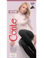 Колготки женские COTTON 450 den: Отделка: гладкое крашение
Торговая марка: Conte_x000D_
_x000D_
Теплые плотные колготки из хлопка с лайкрой 3D, плоский шов, ластовица, анатомическая пятка, уплотненный мысок.
Состав:
43% Хлопок / Cotton
43 Акрил / Acril
11% Полиамид / Polyamide
3% Эластан / Elastan
Выпускаемые цвета:
Nero
Черный