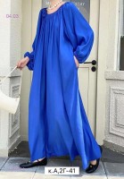 Платье 1718258-1: Материал: шелк
Цвет: ярко-синий
