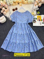 Платье 1708577-3: Цвет: Голубой