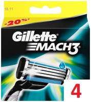 Сменные кассеты Gillette Mach3 1668440-1: Цвет: цвет 1

Сменные кассеты Gillette Mach3  (не оригинал)
4 шт