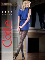 Колготки женские  LACE: Торговая марка: Conte_x000D_
_x000D_
Эластичные фантазийные колготки 40 ден с использованием двойного оплета. Кружевной рисунок с имитацией шва сзади ноги. Комфортный плоский шов, хлопковая ластовица
Плотность 40 DEN
Цвета
*	Grafit
*	Chocolate
*	Nero
*	Bianco
Состав
*	95% Polyamide/Полиамид
*	5% Elastane/Эластан
Размеры 2-3-4