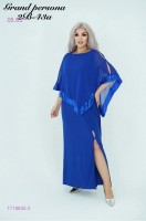 Платье 1718855-2: Цвет: ярко-синий_x000D_
_x000D_
