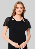 Женская футболка Belinay 8065: Цвет: Черный
Производитель: Турция
Материал: 96% вискоза, 4% эластан
Цвет: Черный