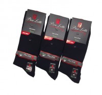 Мужские носки Pier Lotti 005: Производитель: Турция
Материал: 98% бамбук, 2% эластан
Цвет: Черный

Носки с запахом парфюма. Цена указана за упаковку. В упаковке 3 пары.
