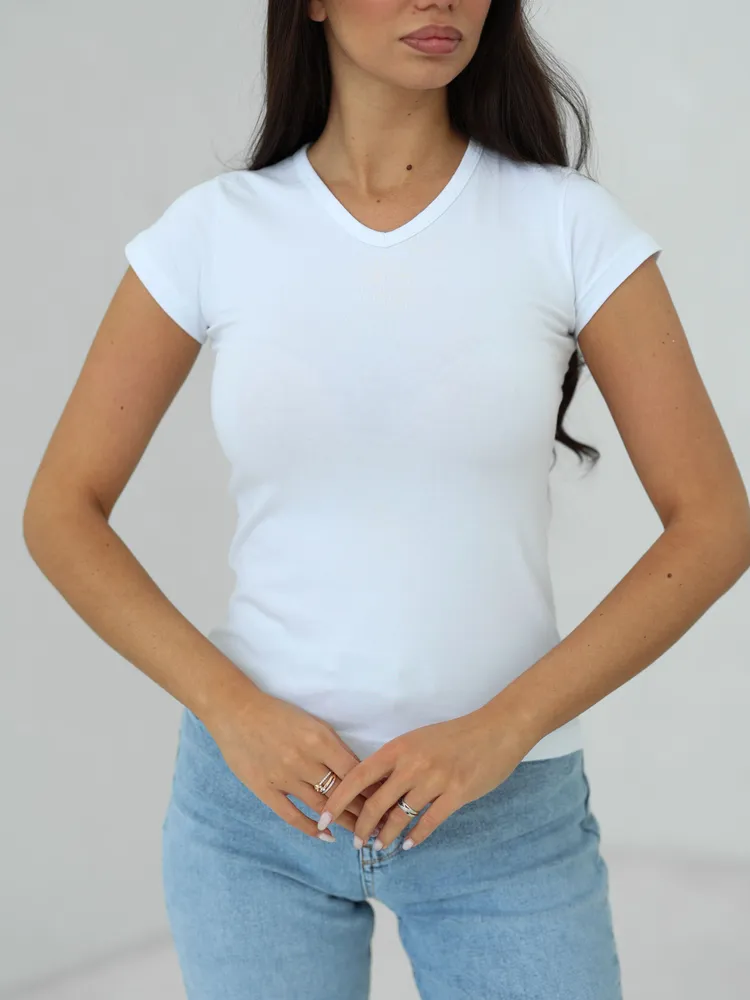 Женская футболка Berrak 2132: Производитель: Турция
Материал: Белый и черный цвет- 95% хлопок;5% Эластан;Серый цвет- 48% хлопок;47% полиэстр;5% эластан
Цвет: Белый