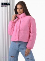 Куртка весна 1718327-1: Цвет: розовый_x000D_
_x000D_
Ткань: Плащовка.
Наполнитель: Холлофайбер.
Подкладка: Полиэстер.