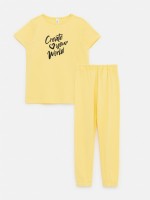 Пижама детская для девочек Tami желтый: ACOOLA Kids

Описание:
 100%Хлопок