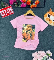 футболка 1718058-4: Цвет: Розовый