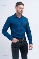Рубашка 1679366-1: Цвет: темно-синий_x000D_
_x000D_
✅ ТКАНЬ 75 % COTTON , 20% BAMBOO, 5% SPANDEX