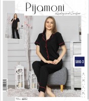 Женская пижама Pijamoni 5810-3: Цвет: Стандарт
Производитель: Турция
Материал: 100% вискоза
Цвет: Стандарт