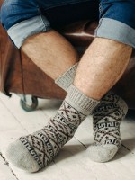 Носки мужские N6R64-1: Состав: шерсть 70%, акрил 20%, п/а 10%
Торговая марка: Бабушкины носки