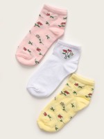 Носки детские Цветик (3 пары): Торговая марка: Berchelli_x000D_
_x000D_
Детские носочки с милым узором в цветочек. Комплект 3 пары каждого цвета.
Состав: хлопок 70%, полиамид 22%, полипропилен 6%, эластан 2%.