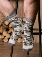Носки мужские N6R73-1: Состав: шерсть 70%, акрил 20%, п/а 10%
Торговая марка: Бабушкины носки