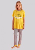 Детская пижама ZEYZEY kids 8419: Цвет: Желтый
Производитель: Турция
Материал: 50% хлопок Pamuk, 50% модал
Цвет: Желтый