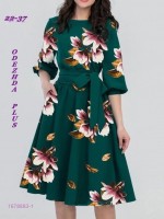 Платье 1678883-1: Цвет: Зеленый