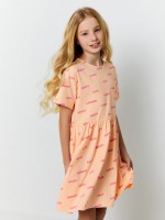 Платье детское для девочек Rusne22 персиковый: ACOOLA Kids

Описание:
 95%Хлопок,5%ПУ