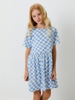 Платье детское для девочек Rusne22 голубой: ACOOLA Kids

Описание:
 95%Хлопок,5%ПУ