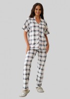 Женская пижама Sevim 14451: Цвет: Стандарт
Производитель: Турция
Материал: 100% хлопок
Цвет: Стандарт

Женская пижама Sevim. Размер на модели S. Параметры модели: Рост 173 см, ОГ-89 см, ОТ-62 см, ОБ-93 см.