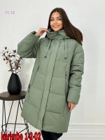 куртка зима 1681177-1: Размерность: в размер
Цвет: зеленый_x000D_
_x000D_
длина 90-94 Ткань плащевая