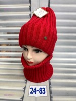 Комплект 1669759-7: Цвет: Красный_x000D_
_x000D_
✅размер: единый от 8 лет до взрослый
✅получили новая модель зима 2023❄️
✅Комплект шапка и хомут 
