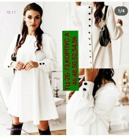 Платье 1666563-3: Материал: Лайт
Цвет: Белый