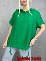 футболка 1718580-4: Материал: лен
Цвет: зеленый