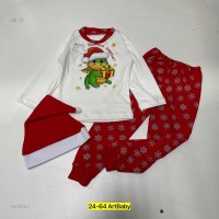 Новогодний комплект 1673216-1: Материал: Интерлок
Цвет: Красный_x000D_
_x000D_
Кофта, штаны, колпачок