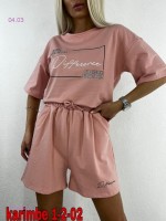 костюм 1718014-3: Цвет: розовый

Длина футболка 58-60см
Длина шорты 44-45см