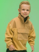 Куртка для мальчиков Охра(32): Цвет: https://optom-brend.ru/kurtka-dlja-mal-chikov-okhra32-bfns33361-263
4(104): 1047 Р
Pelican

Описание:
 Детский анорак для мальчика. Куртка выполнена в сочетании двух материалов: флиса и гладкой курточной ткани. Это супермодный тренд. Кокетка и карман из курточной ткани — максимум практичности: ребенок не промокнет и карман не замарается при частом использовании. Анорак оверсайз-силуэта со спущенным плечом подарит ребёнку комфорт и свободу движения. Высокий воротник-стойка защищает от холода и ветра. По переду застёжка на короткую молнию — актуально в этом сезоне. Тканевый стоппер защищает подбородок от зажима молнией. В манжетах рукавов комфортная широкая резинка. По низу изделия предусмотрена утяжка для регулировки объема. По переду объёмный карман-портфель из курточной ткани с клапаном застегивается на липу. Детский анорак однотонный, без принта. За ним легко ухаживать. Оба материала состоят из полиэстера — куртка тёплая, лёгкая, мягкая, просто стирается и быстро сохнет, не выгорает и не скатывается, сохраняет великолепную форму надолго. Анорак выполнен в трендовом бежевом цвете . В линейке представлены следующие размеры: 1 (86): 2 (92): 3 (98): 4 (104): 5 (110): 6 (116): 7 (122): 8 (128): 9 (134): 10 (140): 11 (146). Прекрасная куртка на мальчика дошкольного и младшего школьного возраста, а также подростка. Подходит для детского сада, прогулок, активного отдыха, спорта. Отличная куртка на осень и весну (демисезон), а также прохладное лето. Она может заменить ветровку в начале осени или конце весны, а зимой послужит тёплым средним слоем одежды. Прекрасный подарок сыну, внуку, племяннику или брату на День рождения и любой другой праздник. Состав: 100%полиэстер, вставка: 100%полиэстер Возрастная группа: Сезон: Осень