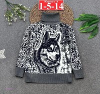 свитер 1678808-1: Цвет: Темно-серый