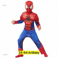 Карнавальный костюм 1679820-1: Материал: текстиль
Цвет: Красный

Человек паук с мускулами
В комплекте: комбинезон, маска