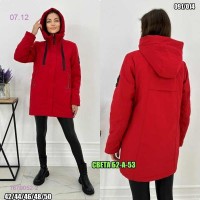 Куртка зима 1679052-2: Цвет: красный_x000D_
_x000D_
Температура до -20 градусов
Подкладка флис
Наполн. плотность 250 грамм
Длина 85см