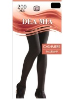 Колготки женские DEA MIA CASHMERE 200den: Торговая марка: DEA MIA_x000D_
_x000D_
Теплые плотные колготки из кашемировой шерсти позволят телу свободно дышать, подарят уют и тепло в холодное время года. Благагодаря добавлению эластановых нитей колготки прекрасно облегают, не образуют складок, сохраняют форму и эластичность в процессе носки. 3D, плоский шов, ластовица, анатомическая пятка, уплотненный мысок, р-ры 5 и 6 со вставкой.
р.1-4          р.5-7