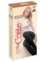 Колготки женские COTTON 150 den: Торговая марка: Conte_x000D_
_x000D_
Теплые плотные колготки из хлопка с лайкрой, 3D, плоский шов, ластовица, анатомическая пятка, уплотненный мысок, р-ры 5 и 6 со вставкой
Плотность 150 DEN
Цвета
*	Nero
*	Chocolate
*	Grafit
*	Cream
Состав
*	53% Cotton/Хлопок
*	43% Polyamide/Полиамид
*	4% Elastane/Эластан