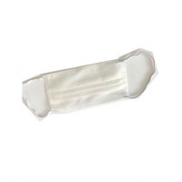 Маска защитная тканевая белая (2 слоя) многоразовая: 