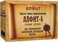 Алфит-4 напиток чайный (для профилактики заболеваний щитовидной железы) 60 брикетов по 2,0г: Цвет: Алфит - 4 для профилактики заболеваний щитовидной железы Рецептура разработана врачом-фитотерапевтом к.м.н. Корепановым Сергеем Валерьевичем. Травы, входящие в состав, обладают высоким содержанием...
