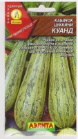 Кабачок Куанд цуккини: Цвет: https://sibsadsemena.ru/index.php/katalog/product/view/572/65562
Раннеспелый сорт кабачка цуккини, от всходов до плодоношения 50-55 дней. Растение кустовое, к концу вегетации образует очень короткую плеть, чрезвычайно урожайное – 25 кг/м2. Плод цилиндрический светло-зеленый с произвольными темно-зелеными полосами, массой 1-1,5 кг. Фасовка 2г